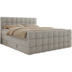 Łóżko kontynentalne - ALTIVO KING DUO - 180x200 - H3 - jasnoszary, struktura