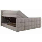 Łóżko kontynentalne - ALTIVO KING DUO - 200x200 - H3 - jasnoszary, struktura