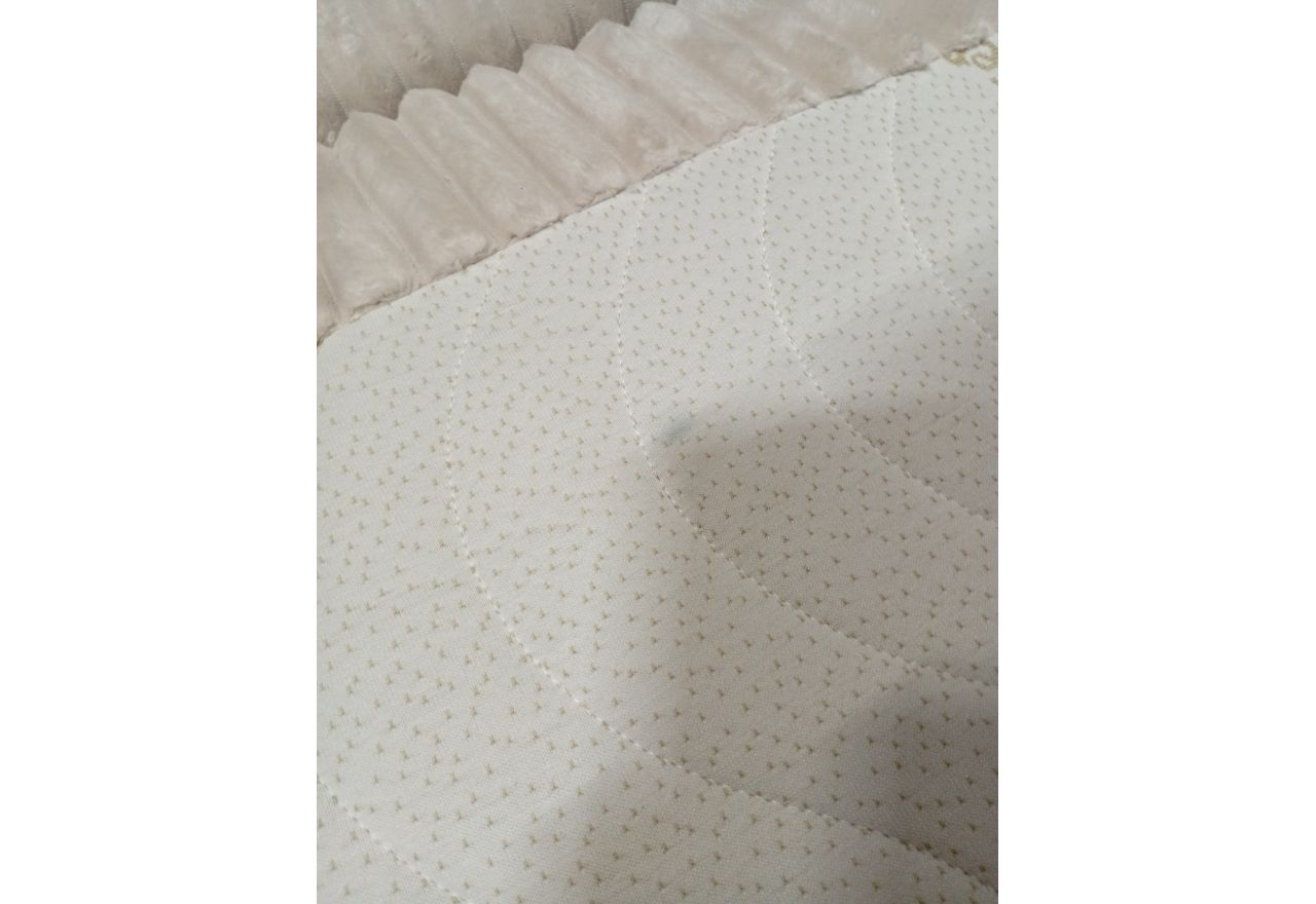 Łóżko kontynentalne TILIANO 140x200 - Tilia 01 - beżowy - OUTELTU