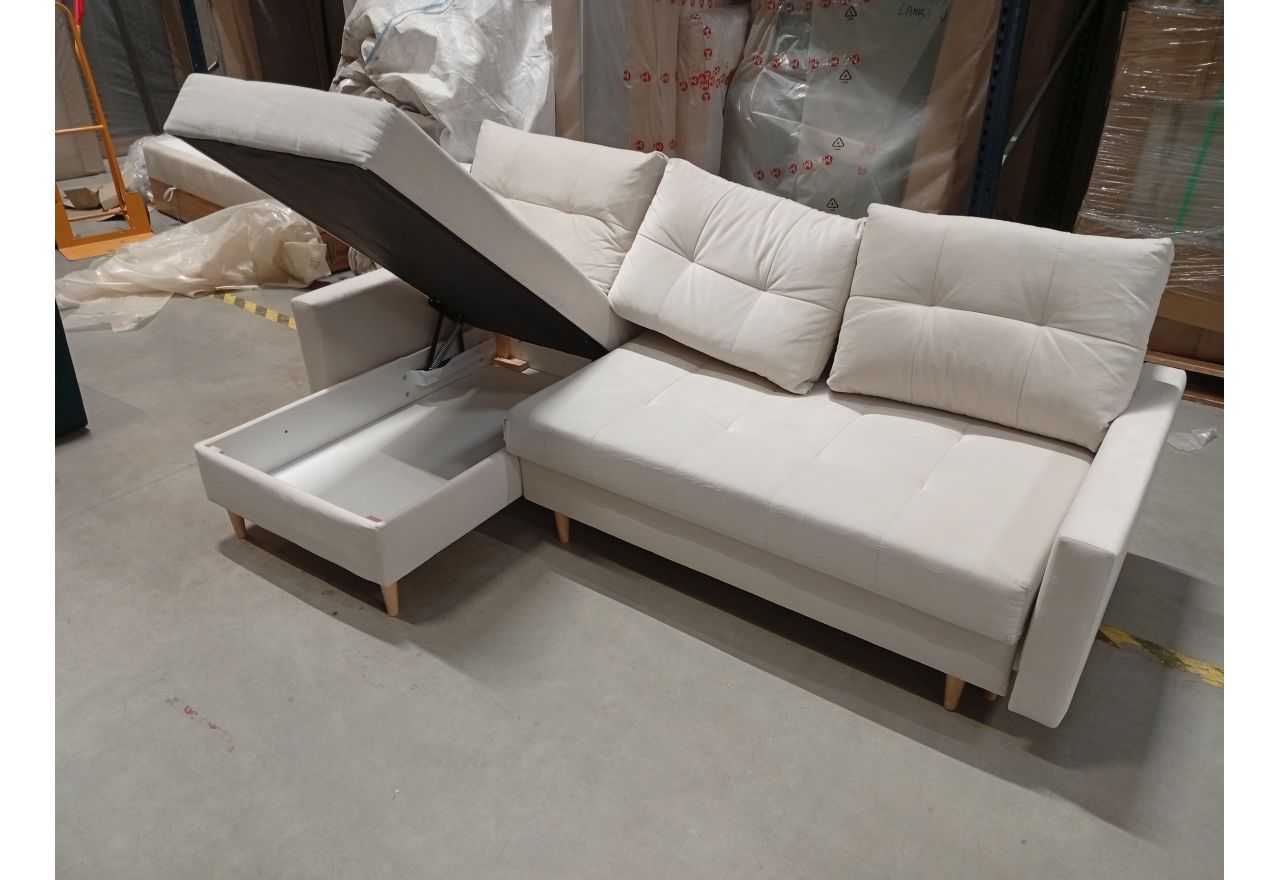 Narożnik COLIN L - Paros 01 - beżowy - OUTLETU