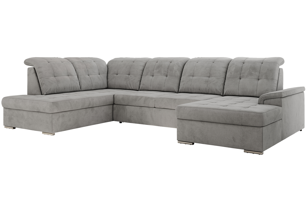 Narożnik MADRITO U - Monolith 84 - jasny szary - OUTETLU