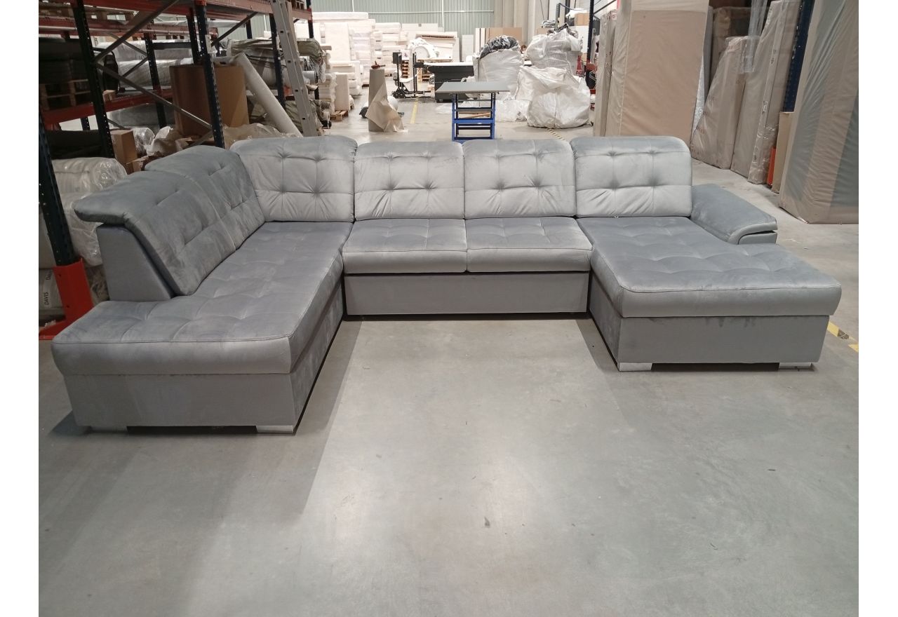 Narożnik MADRITO U - Monolith 84 - jasny szary - OUTETLU