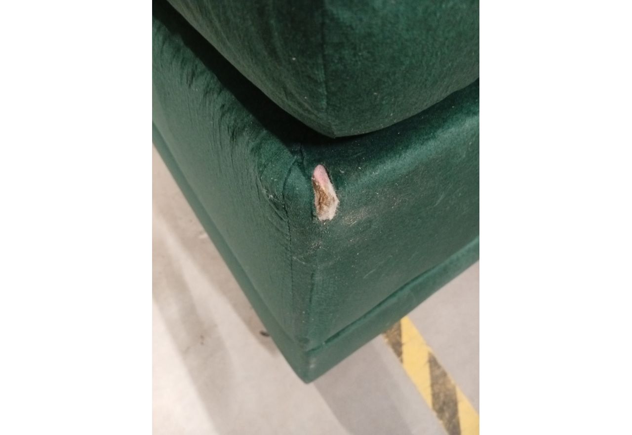 Narożnik PETER U - Monolith 37 - zielony - OUTLETU