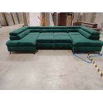 Narożnik PETER U - Monolith 37 - zielony - OUTLETU