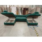 Narożnik PETER U - Monolith 37 - zielony - OUTLETU