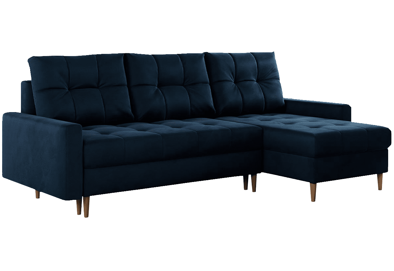 Narożnik COLIN L - Monolith 77 - granatowy - OUTLET