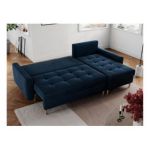 Narożnik COLIN L - Monolith 77 - granatowy - OUTLET