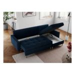 Narożnik COLIN L - Monolith 77 - granatowy - OUTLET