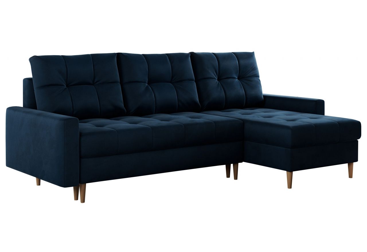 Narożnik COLIN L - Monolith 77 - granatowy - OUTLET