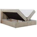 Łóżko kontynentalne RICO 120x200 - Monolith 02 - beżowy - OUTLET