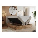 Łóżko kontynentalne ALBERO 1 180x200 - Matana 17 - beżowy - OUTLET