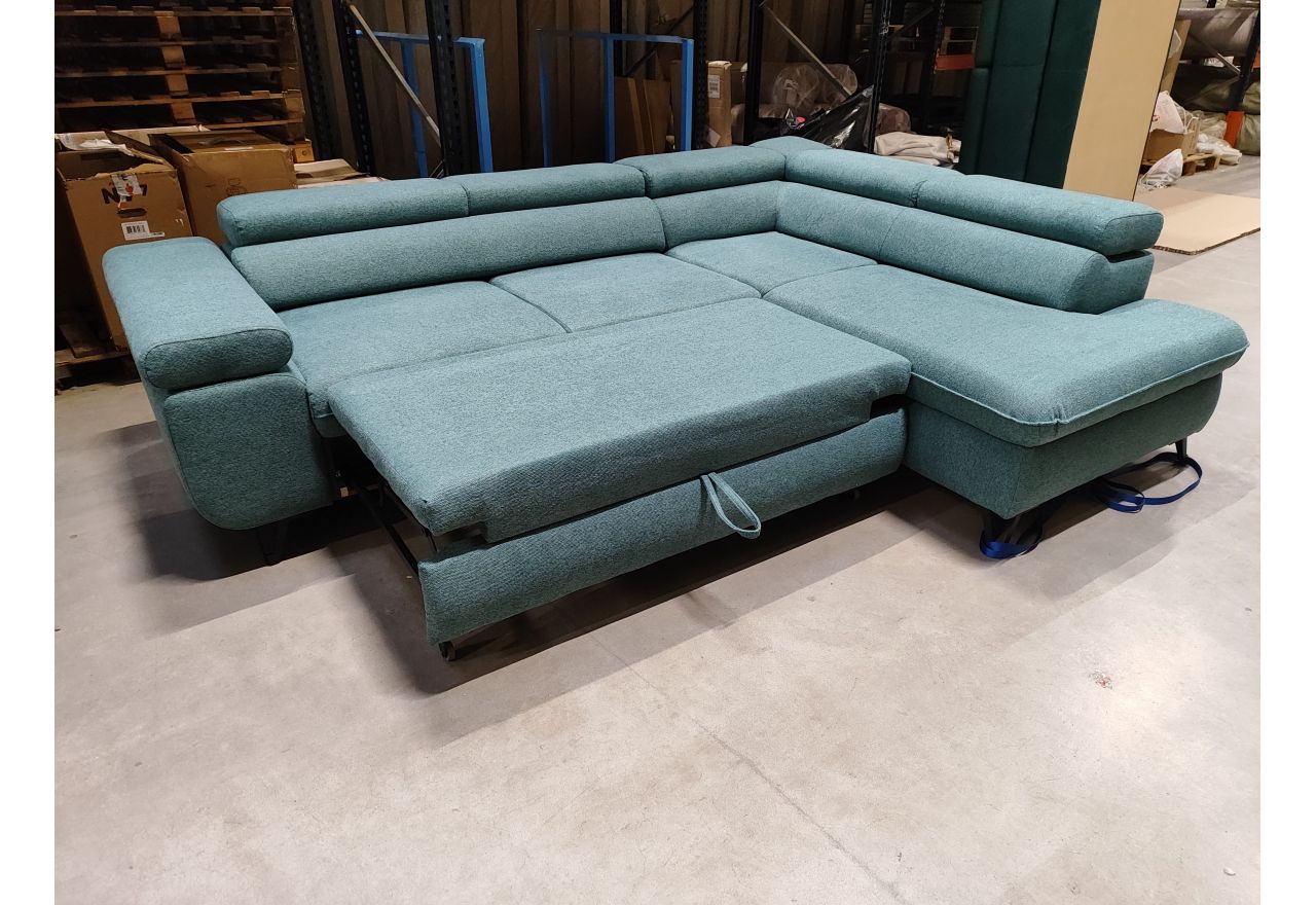 Narożnik PETER L - Matana 23 - zielony - OUTLET