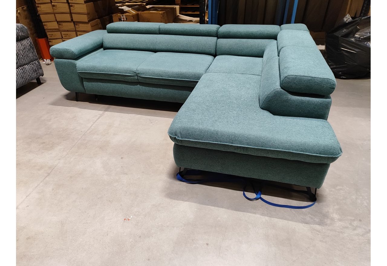 Narożnik PETER L - Matana 23 - zielony - OUTLET