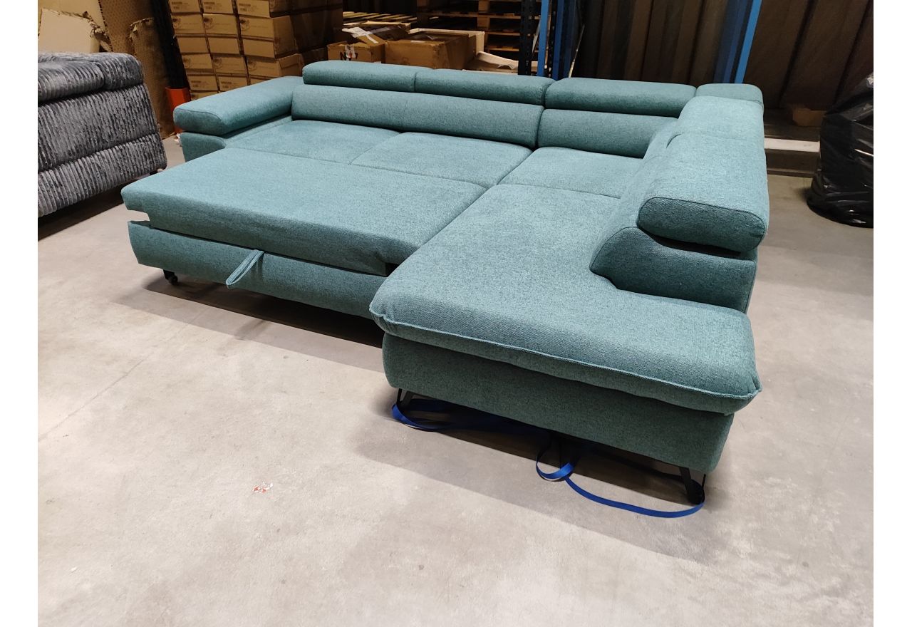 Narożnik PETER L - Matana 23 - zielony - OUTLET