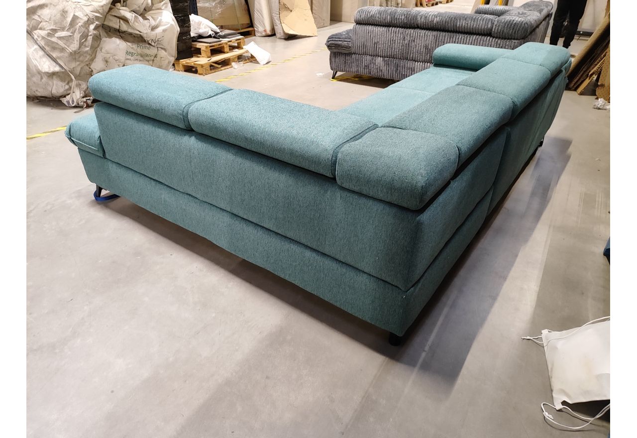 Narożnik PETER L - Matana 23 - zielony - OUTLET