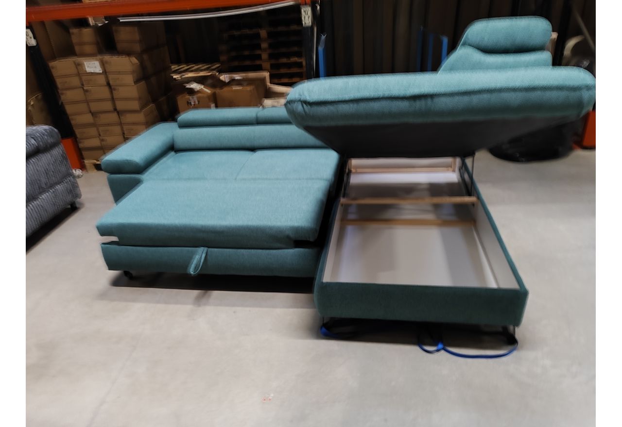 Narożnik PETER L - Matana 23 - zielony - OUTLET