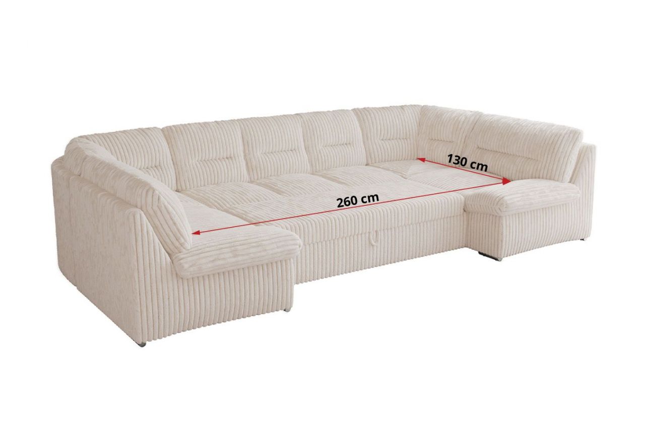 Narożnik COMODO U - Tilia 01 - beżowy - OUTLET