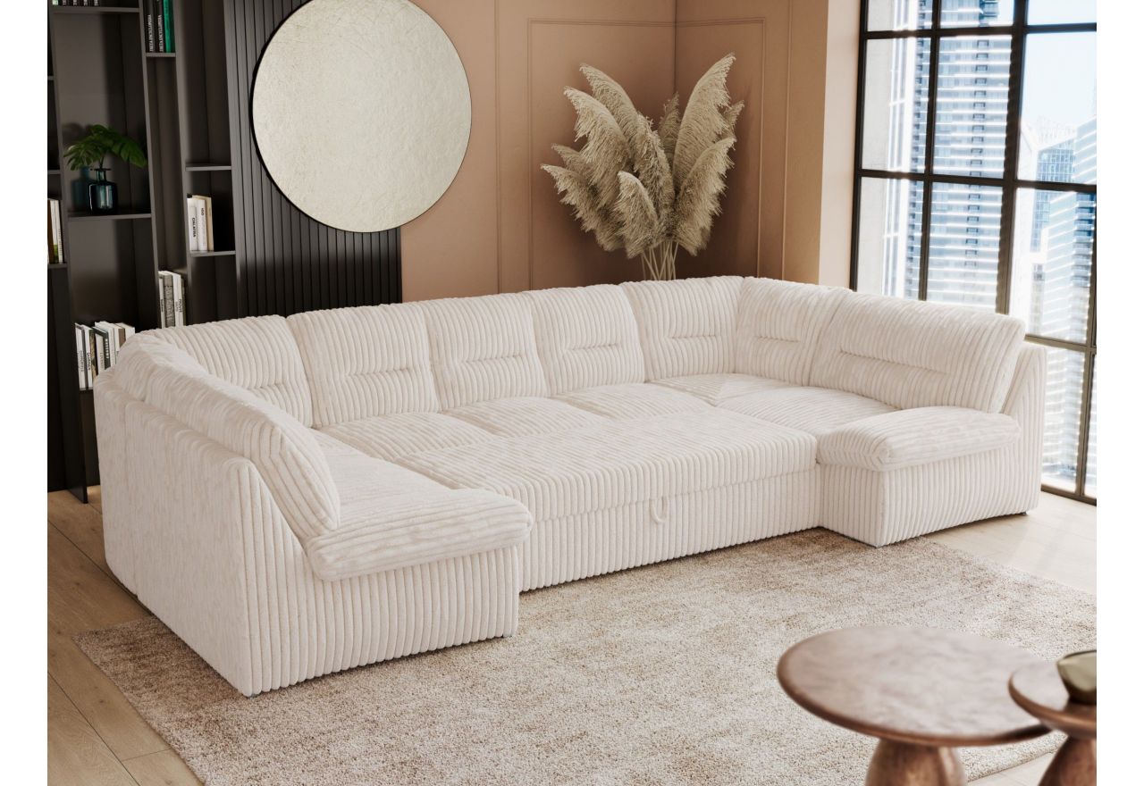 Narożnik COMODO U - Tilia 01 - beżowy - OUTLET