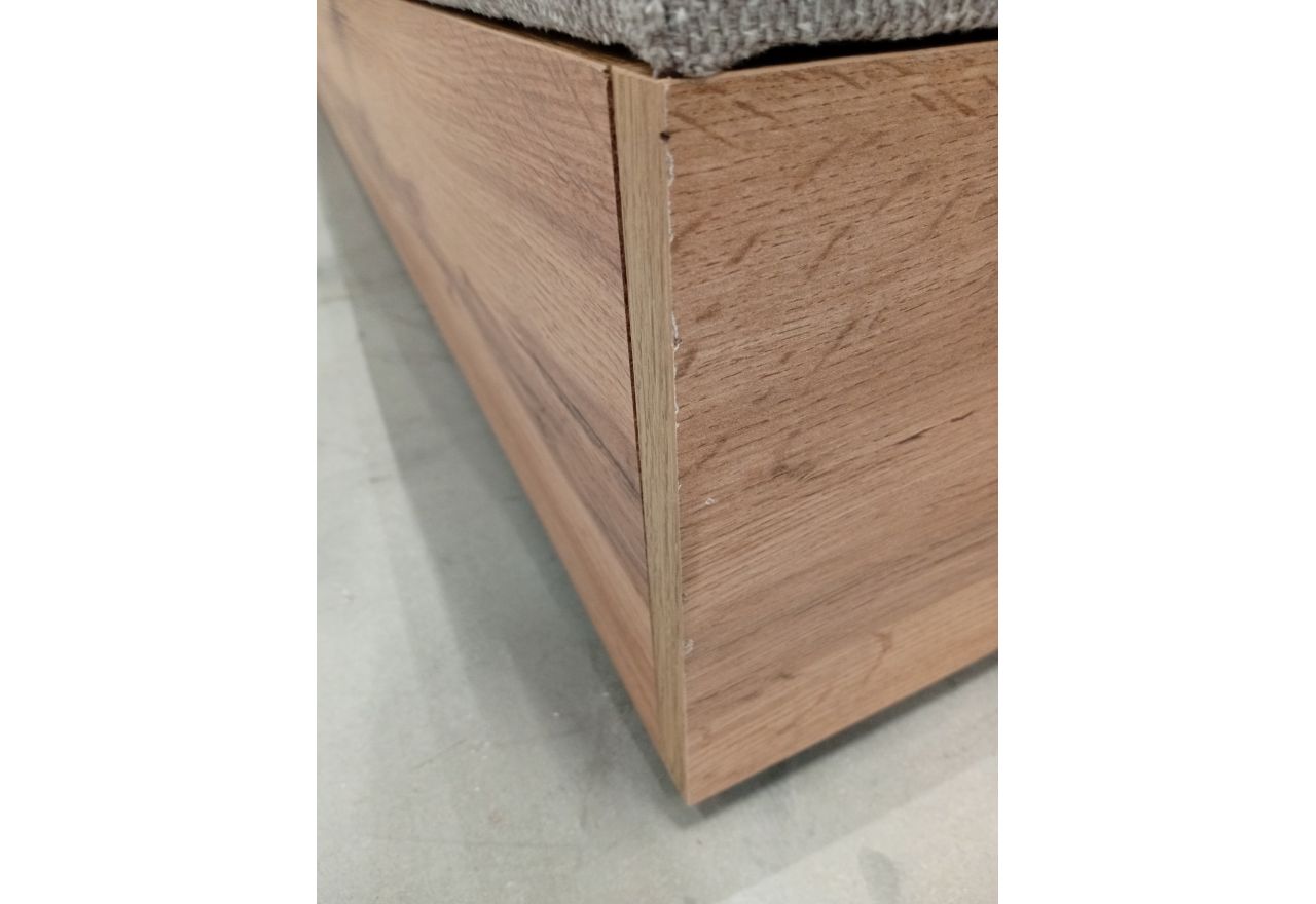 Łóżko kontynentalne AMORE KING 180x200 - Matana 17 - beżowy - OUTLETU