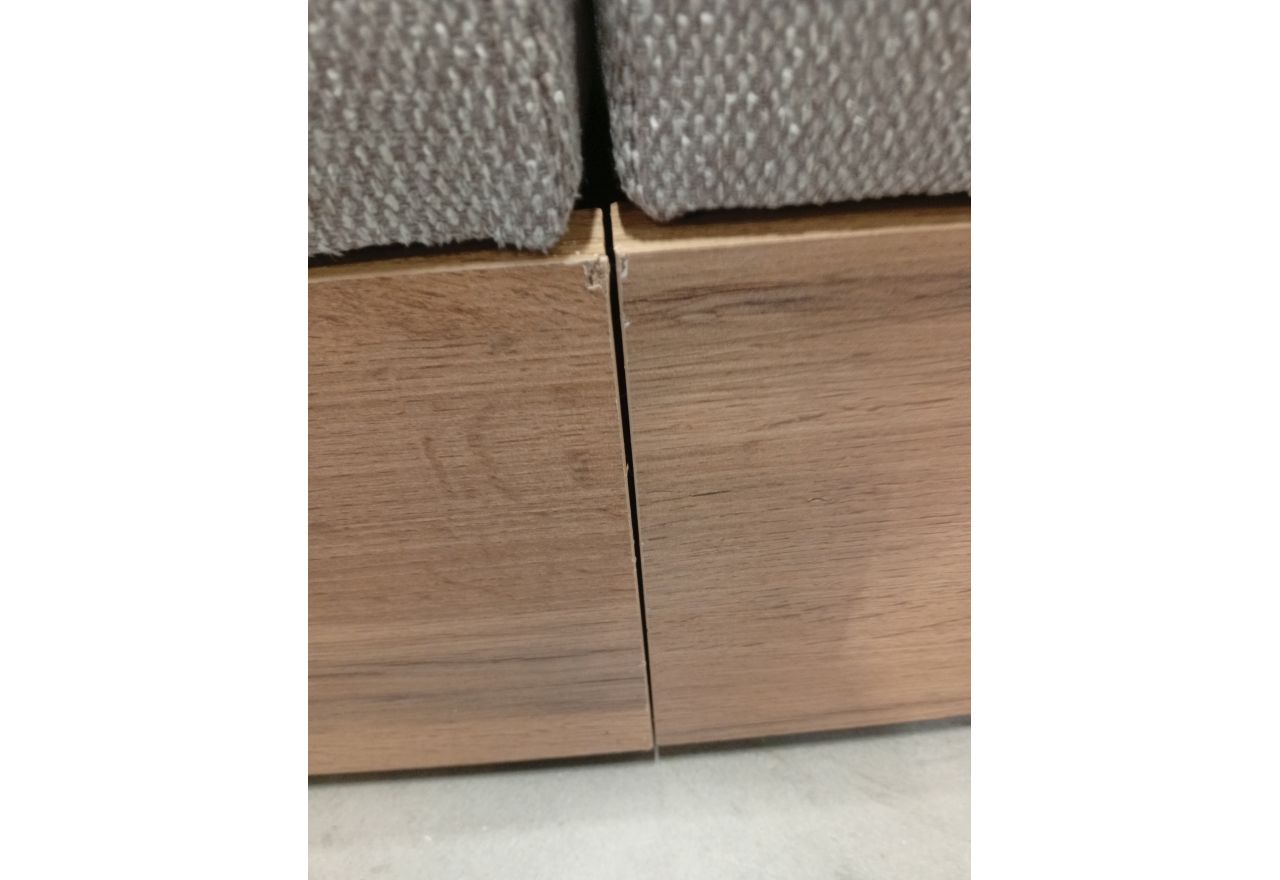 Łóżko kontynentalne AMORE KING 180x200 - Matana 17 - beżowy - OUTLETU