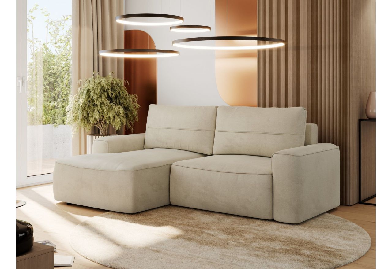 Narożnik BELLUNO L - Monolith 02 - beżowy - OUTLETU