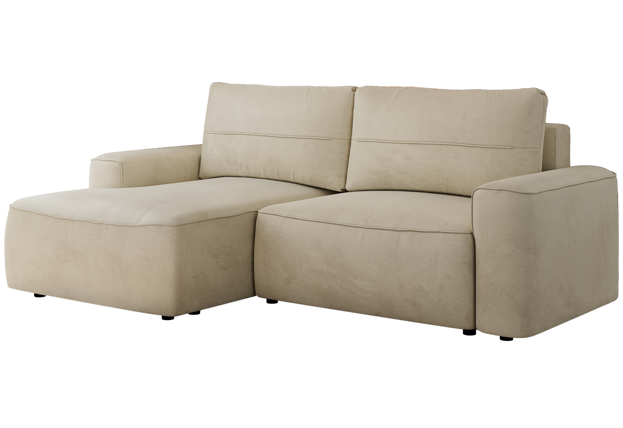 Narożnik BELLUNO L - Monolith 02 - beżowy - OUTLETU