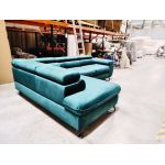 Narożnik PETER L - Monolith 37 - zielony - OUTLETU