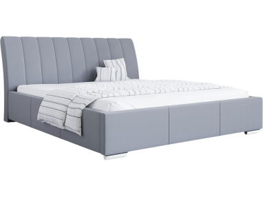 Łóżko z możliwością wyboru materaca i tkaniny w modnym stylu do sypialni - MARLEN / Casablanca 20573