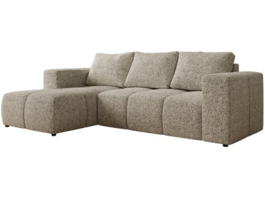 Narożnik MONIVA L - strona lewa - beżowy, struktura