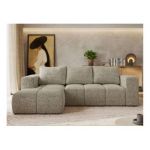 Narożnik MONIVA L - strona lewa - beżowy, struktura