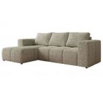 Narożnik MONIVA L - strona lewa - beżowy, struktura