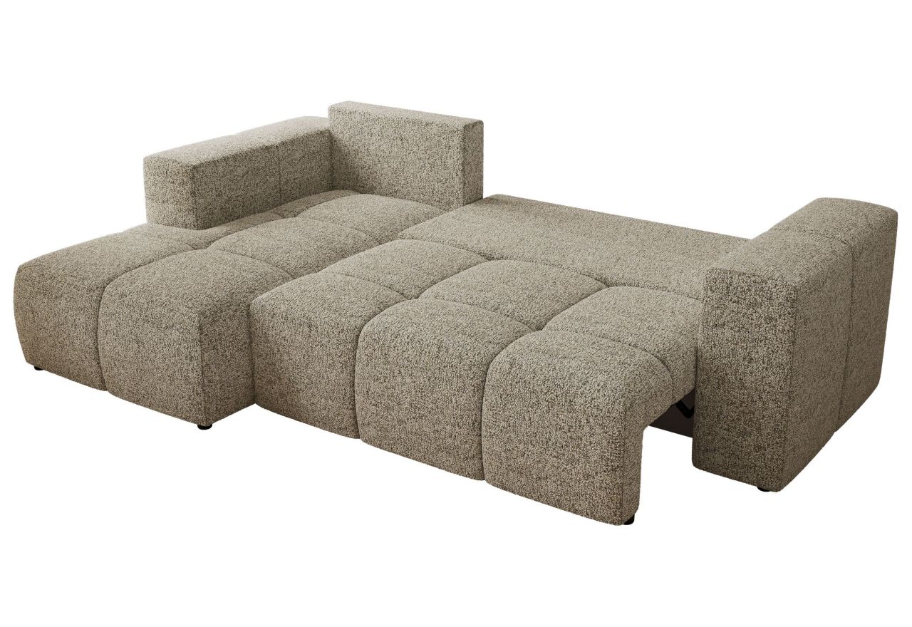 Narożnik MONIVA L - strona lewa - beżowy, struktura