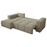 Narożnik MONIVA L - strona lewa - beżowy, struktura