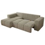 Narożnik MONIVA L - strona lewa - beżowy, struktura