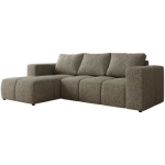 Narożnik MONIVA L - strona lewa - szary, struktura