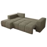 Narożnik MONIVA L - strona lewa - szary, struktura