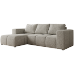 Narożnik MONIVA L - strona lewa - jasnoszary, struktura