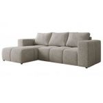 Narożnik MONIVA L - strona lewa - jasnoszary, struktura