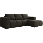 Narożnik MONIVA L - strona prawa - ciemnoszary, welwet