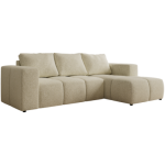 Narożnik MONIVA L - strona prawa - kremowy, struktura