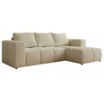 Narożnik MONIVA L - strona prawa - kremowy, struktura