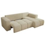 Narożnik MONIVA L - strona prawa - kremowy, struktura