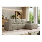 Narożnik MONIVA L - strona prawa - beżowy, struktura