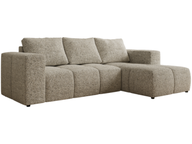 Narożnik MONIVA L - strona prawa - beżowy, struktura