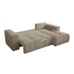 Narożnik MONIVA L - strona prawa - beżowy, struktura