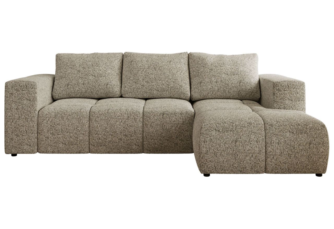 Narożnik MONIVA L - strona prawa - beżowy, struktura