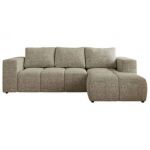 Narożnik MONIVA L - strona prawa - beżowy, struktura