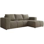 Narożnik MONIVA L - strona prawa - szary, struktura