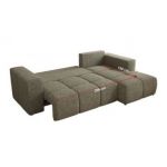 Narożnik MONIVA L - strona prawa - szary, struktura