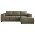 Narożnik MONIVA L - strona prawa - szary, struktura